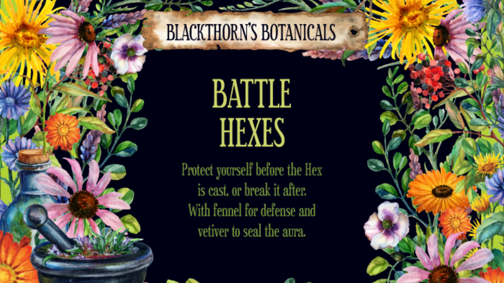 Battle Hexes Tea or Candle